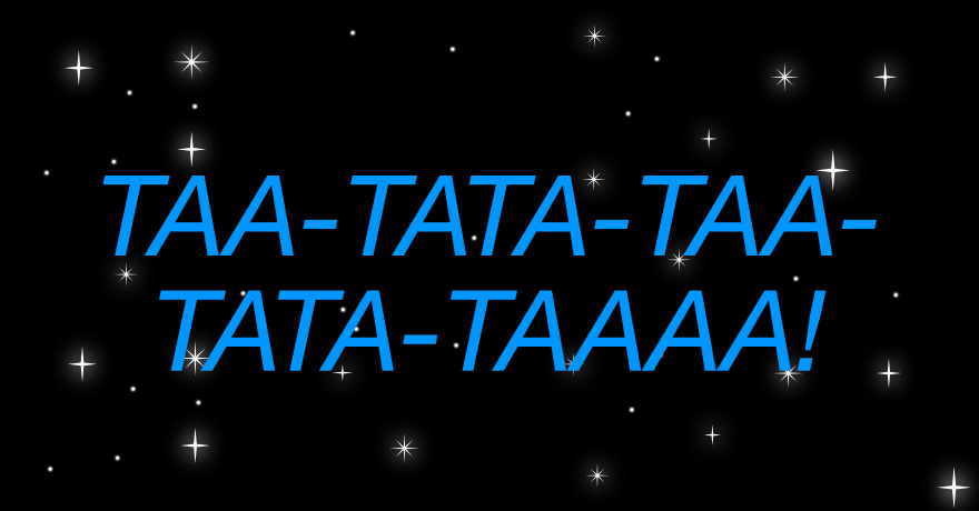 Schriftzug in TNG-Blau vor einem Sternenhimmel: Star Trek Picard – Season 2 oder don’t make it so!